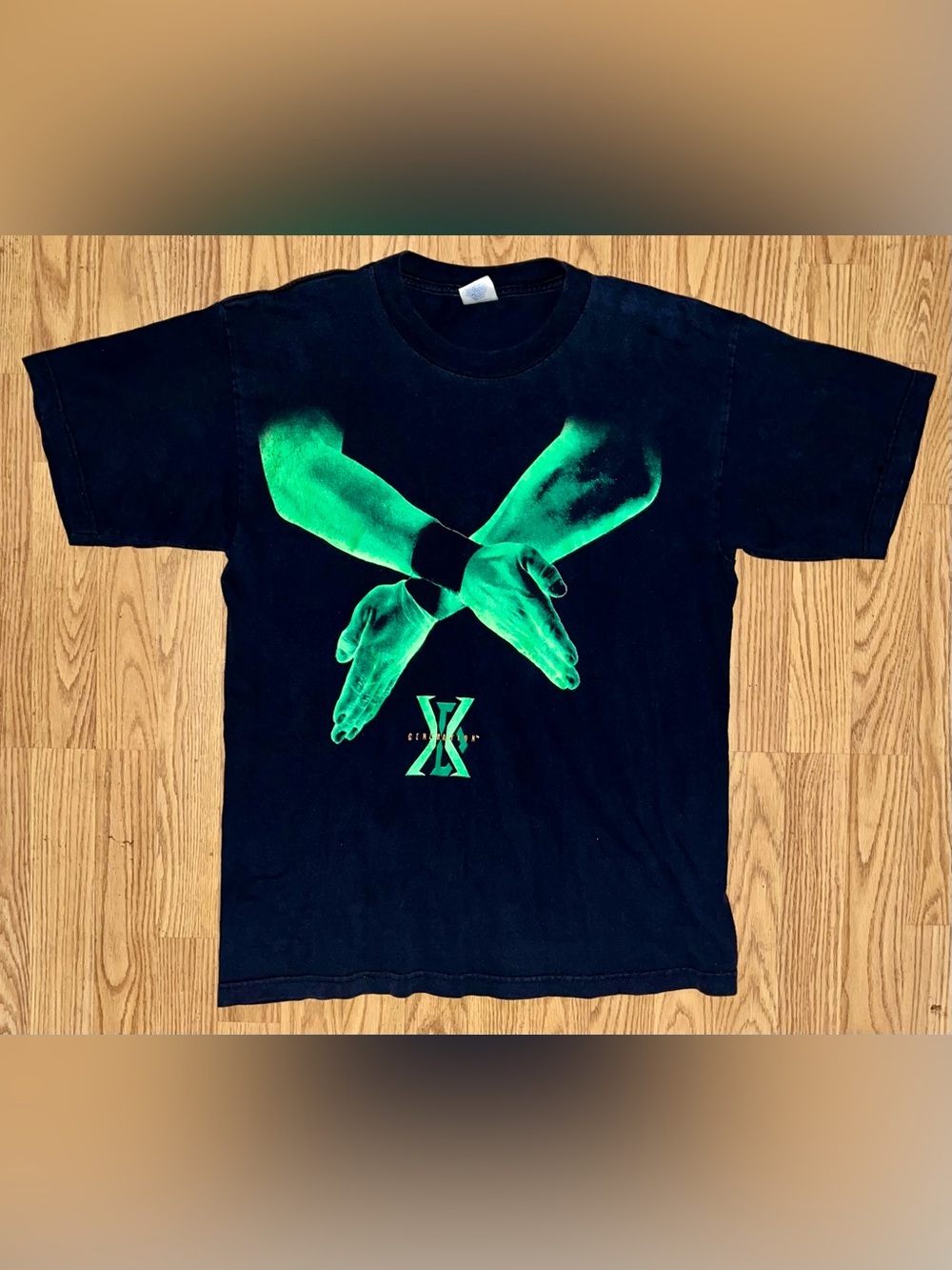 WWF VTG 1998 DX Suck It X Arms Graphic T-Shirt Size L Alstyle Apparel
